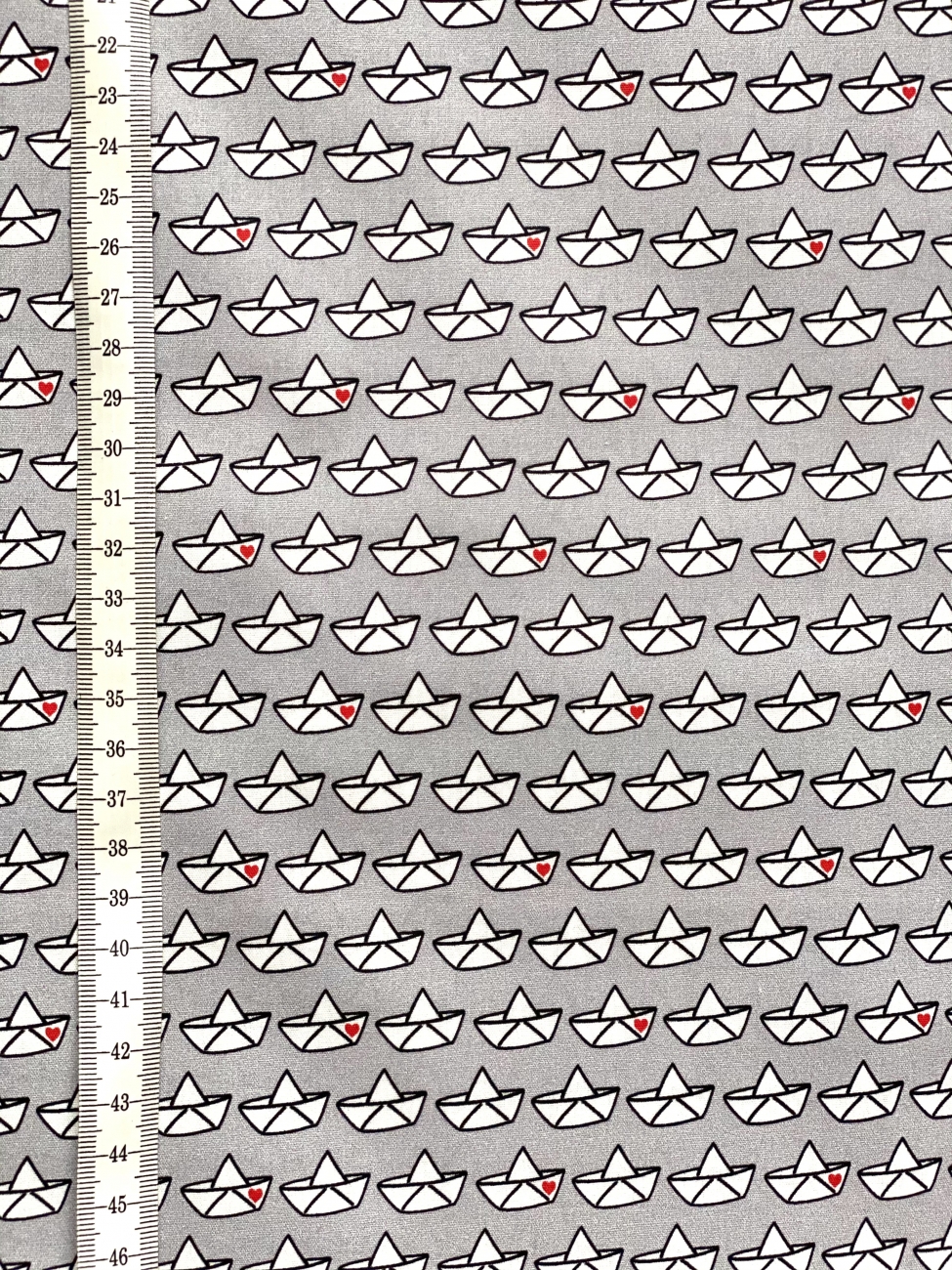 Baumwolle Loveboat by Cherry Picking - Grau