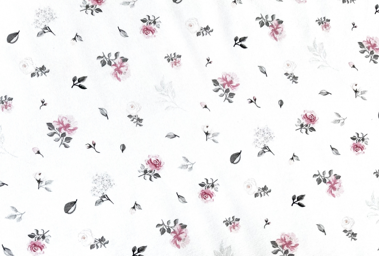 Jersey Swafing - Blumen Klein - Reststück ca. 50 cm