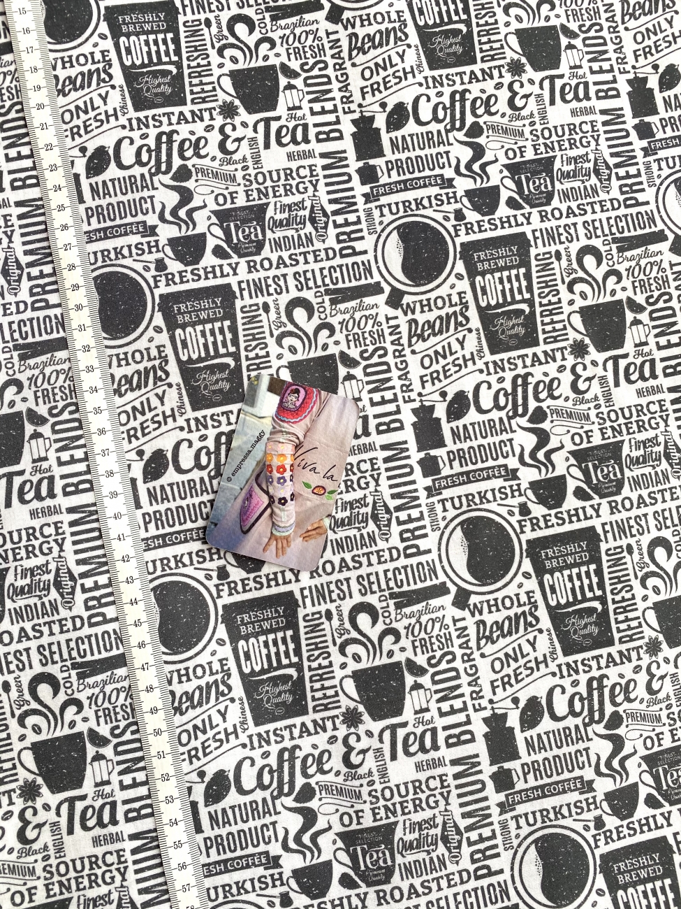 Baumwolle  – Limited Edition – Tea & Coffee