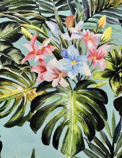 Canvas Grüne Blätter