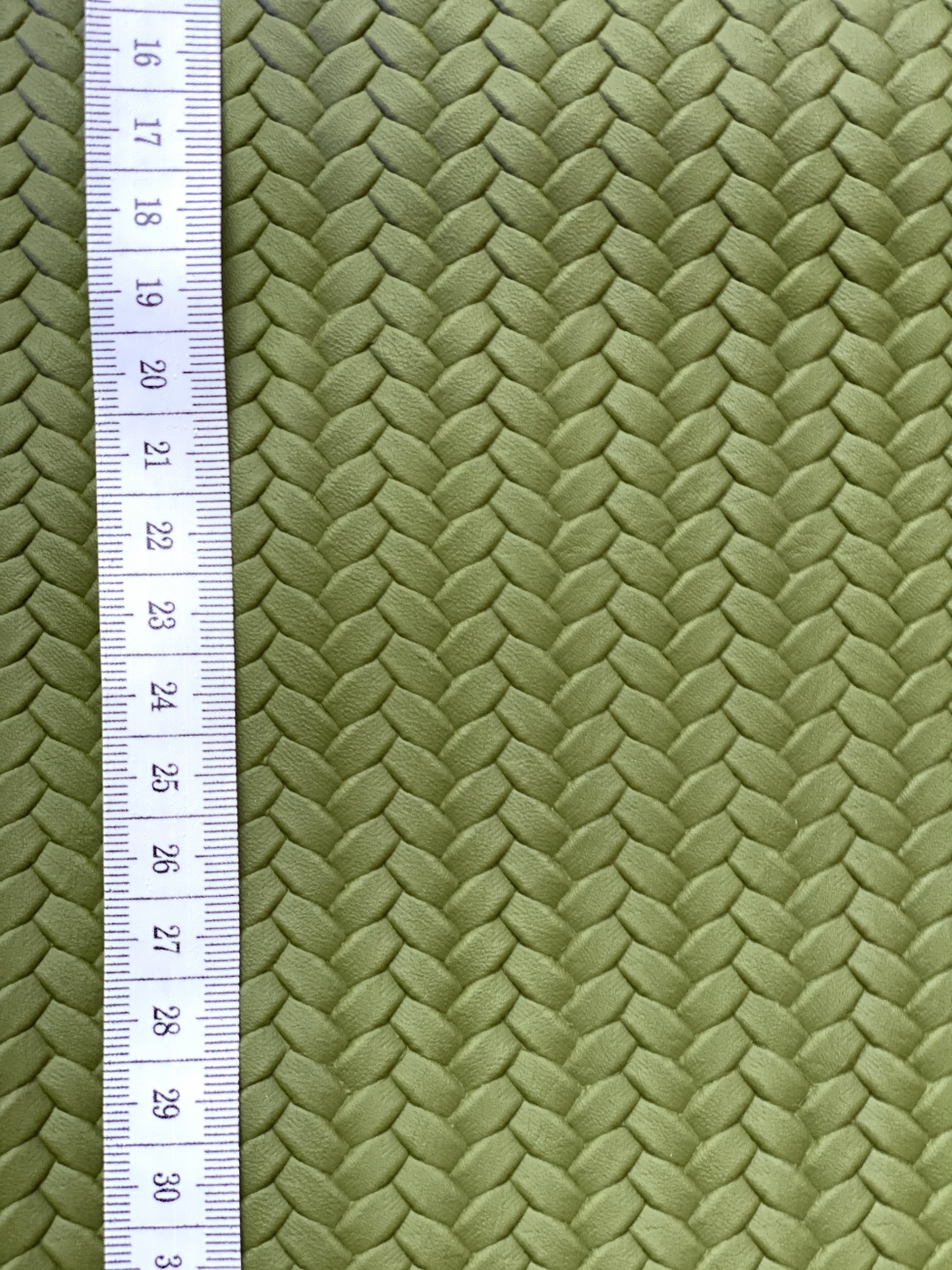 Swafing - Pinto - Kunstleder - Uni - Heugrün