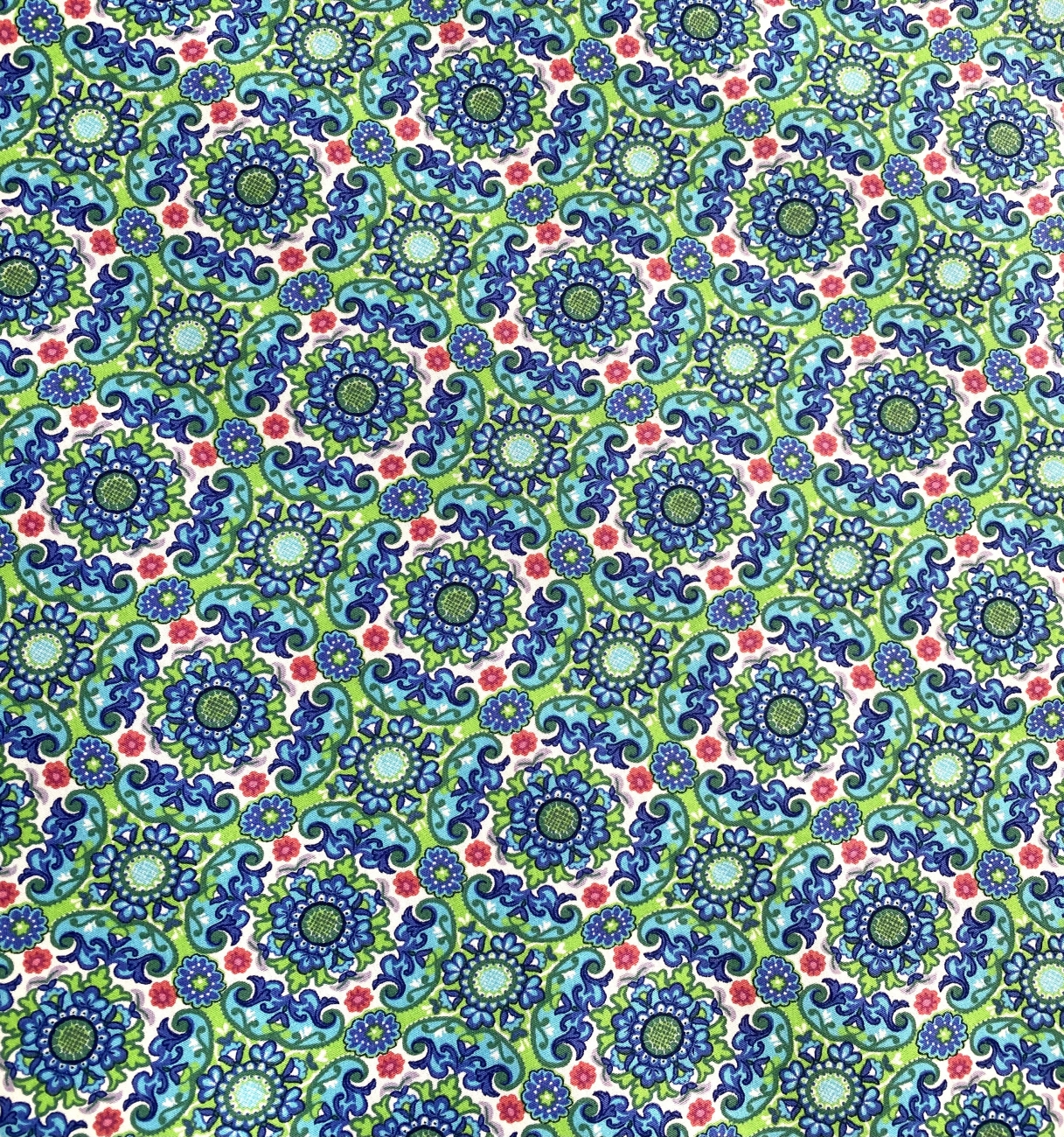 Baumwolle POPLIN - PURDEY - BLUE