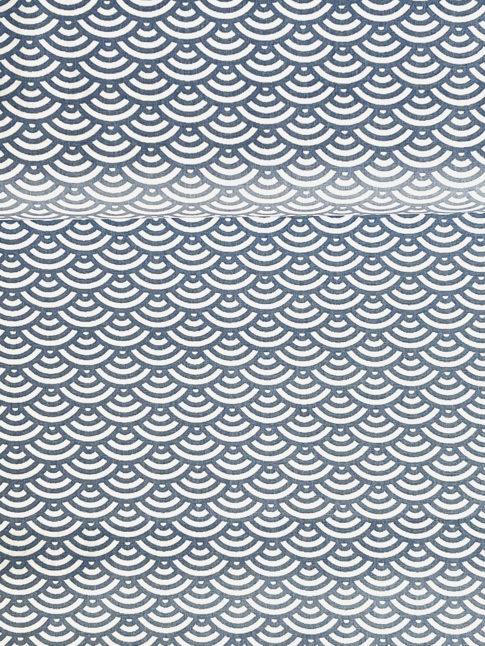 Baumwolle Swafing - Muscheln - Rauchblau - Reststück ca. 240 cm