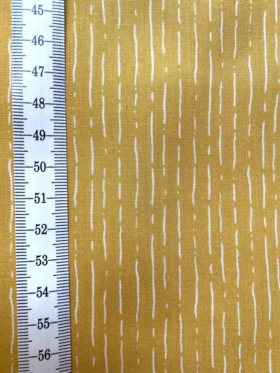 Baumwolle Popeline - Irregular Stripes - Senf