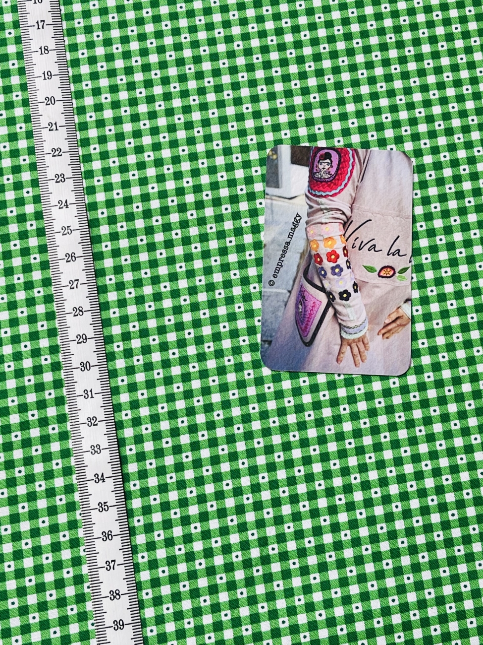 Patchwork Baumwolle - Sorbet Essentials - Karo Grün