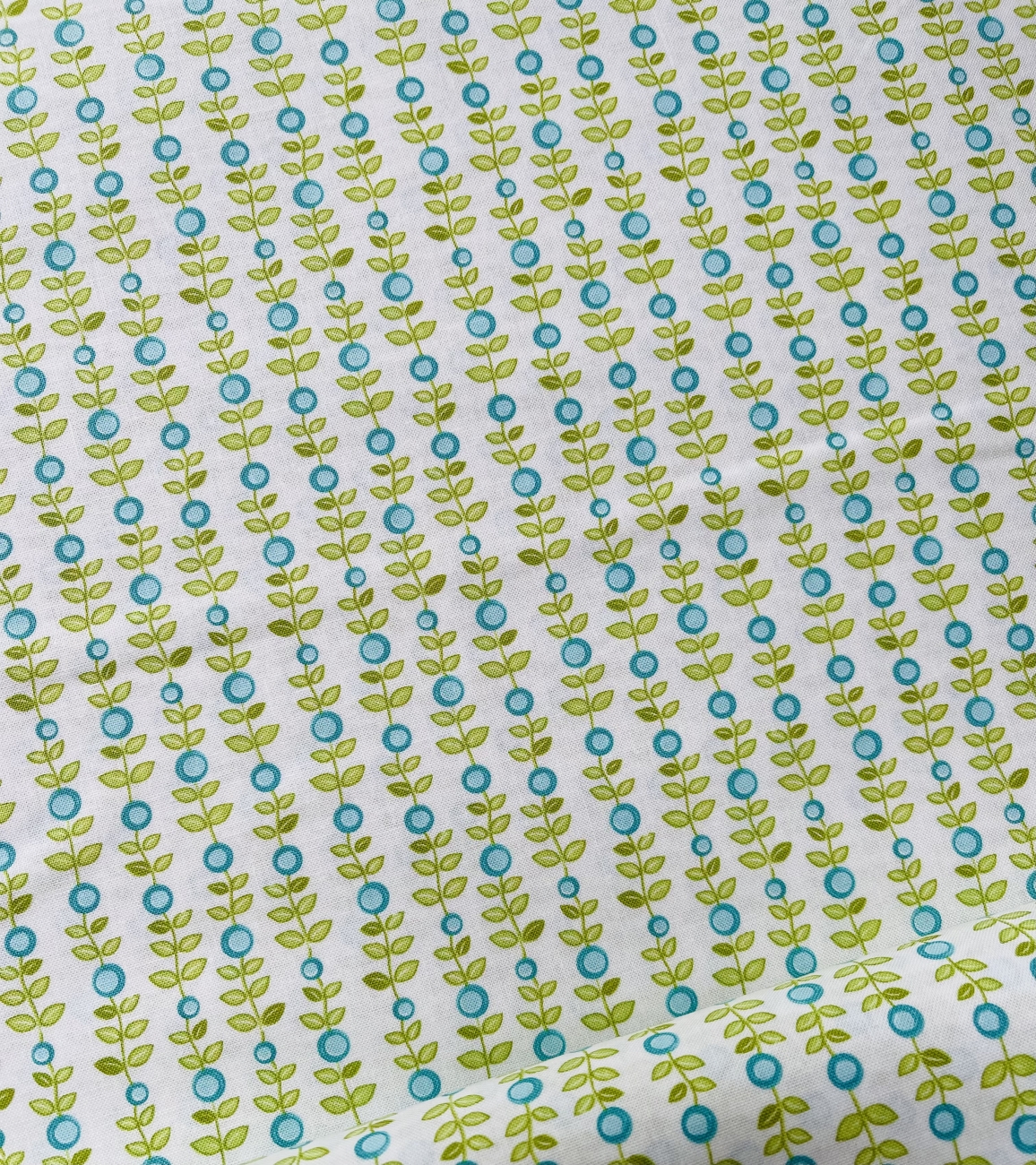 Patchwork Baumwolle - Teal Rosey Posey