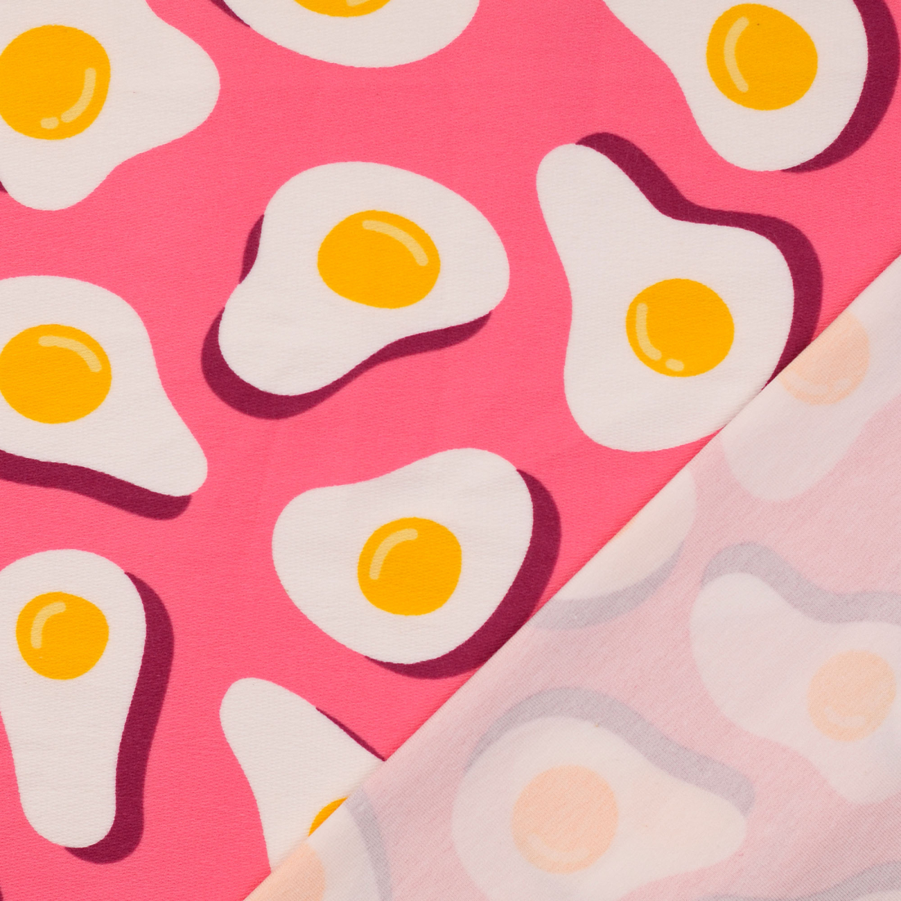Hamburger Liebe - Sunny Side Up -  French Terry Back Side Druck - Pink