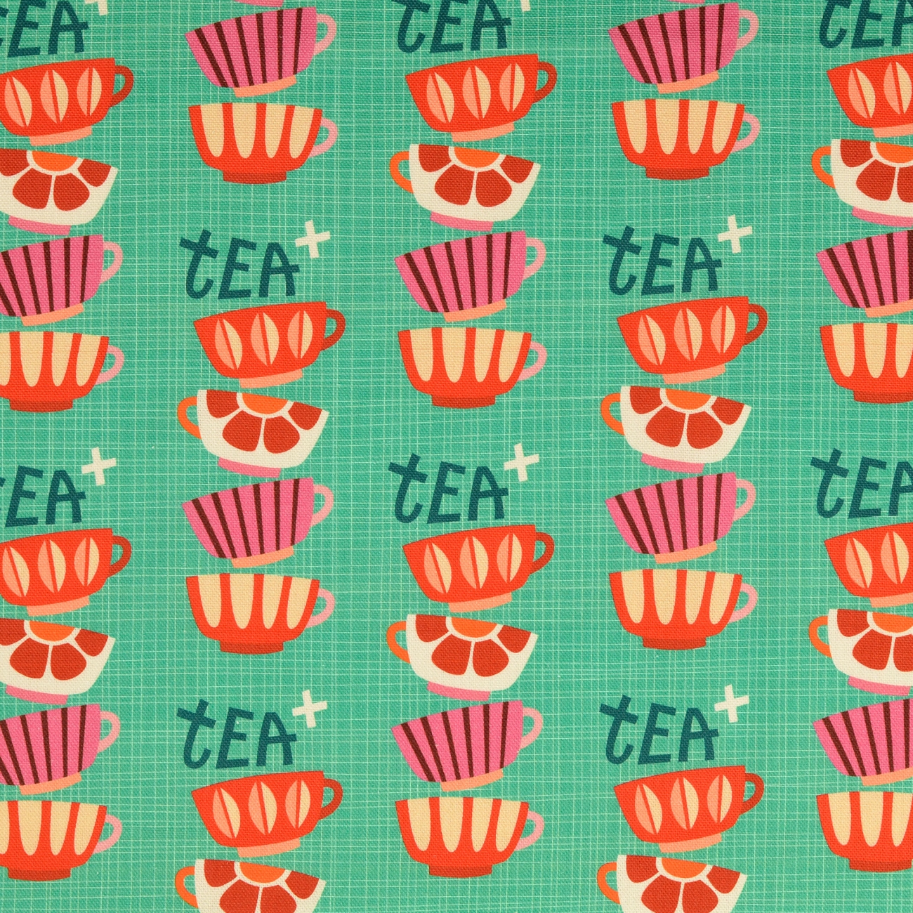 Canvas Hamburger Liebe - In my Kitchen -  Earl Grey - Türkis