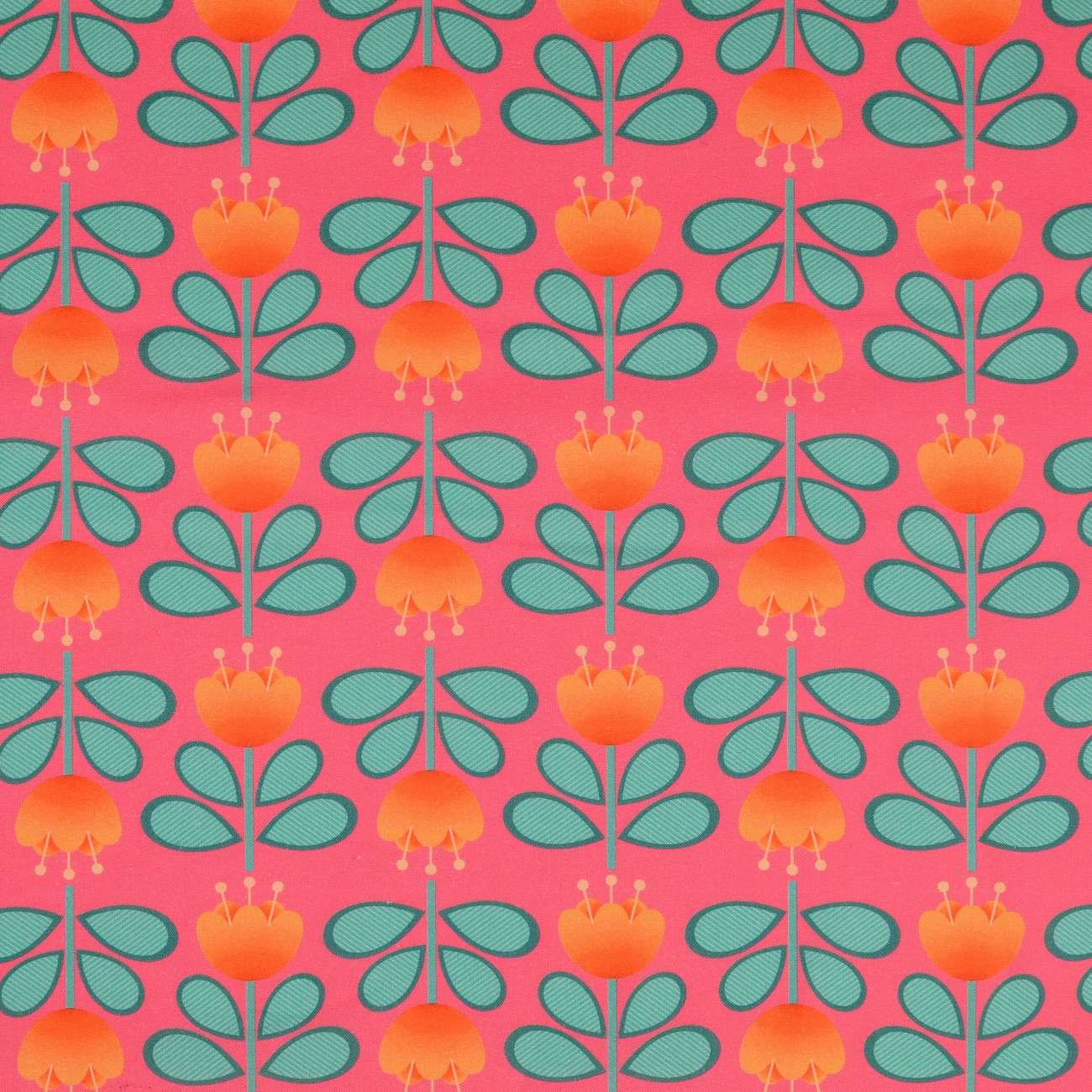 Organic Baumwolle Druck Hamburger Liebe - In my Kitchen - Fave Dish - Rosa