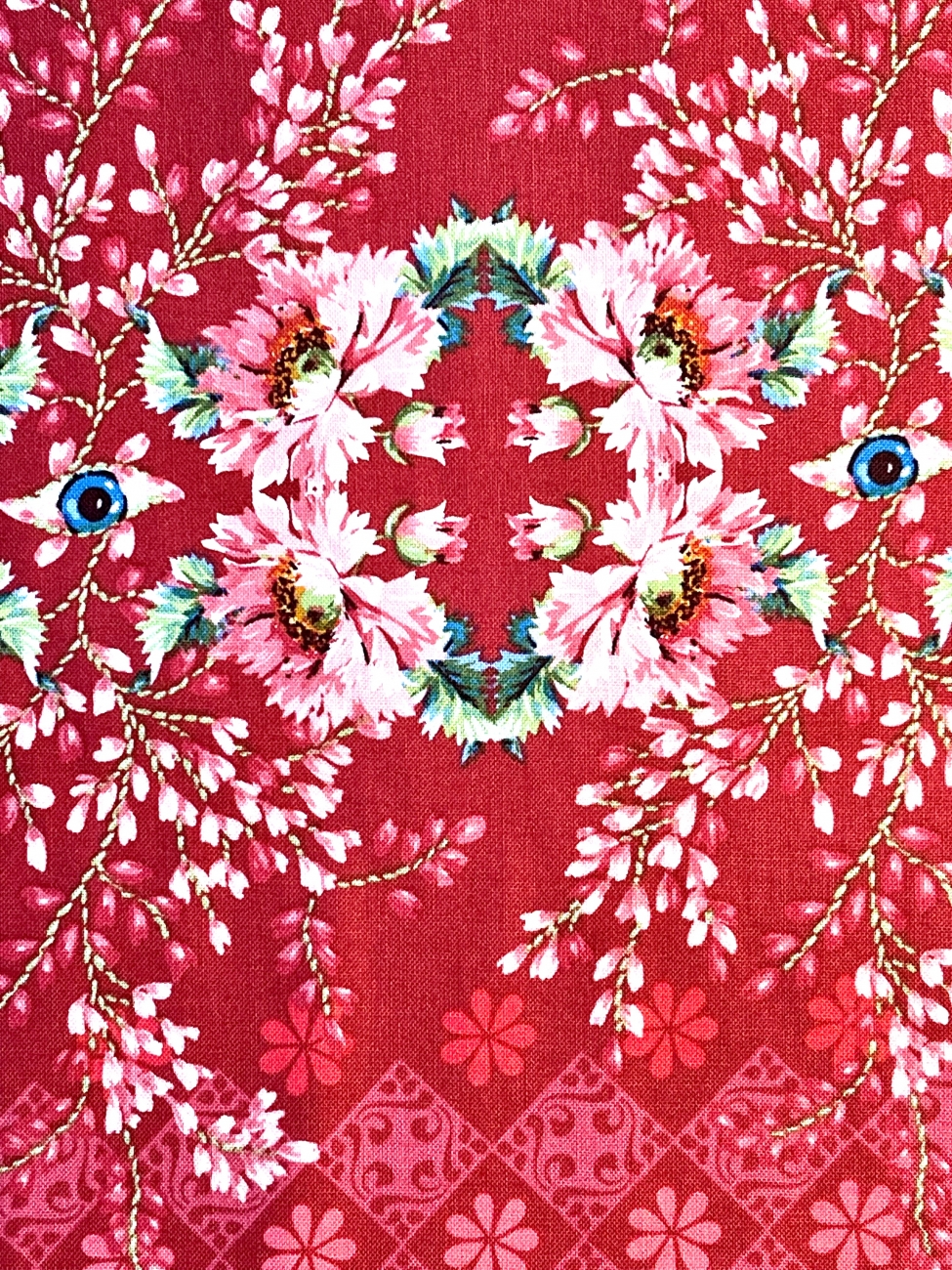 Baumwolle Patchwork - Odile Bailloeul - The Queen´s Spy - Rose