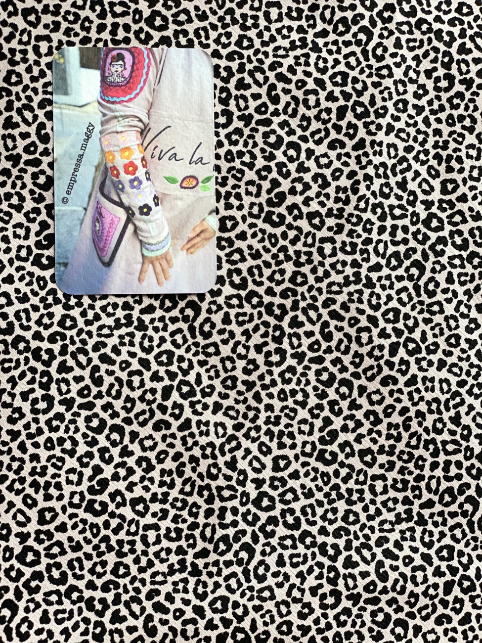 Baumwolle Popeline Leo - Altrosa