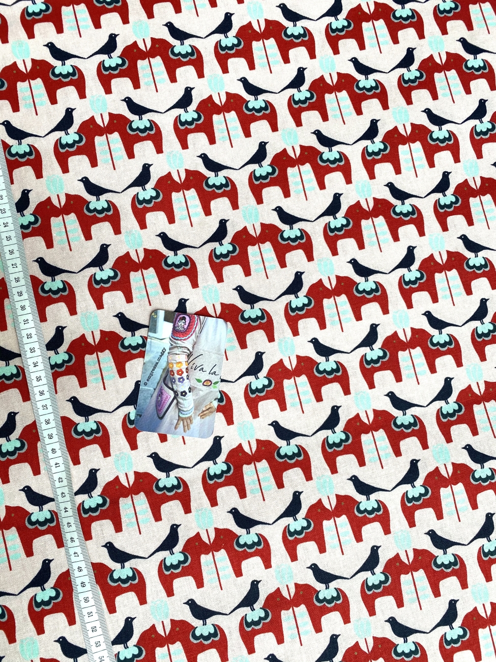 Mees&Mees für Kokka - Canvas - Dala Love - Rosa