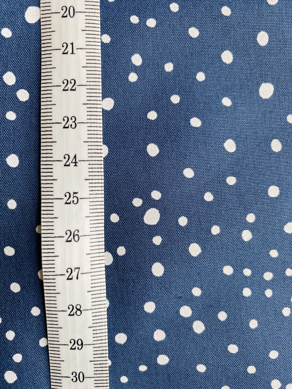 Baumwolle Popeline - Love Dots - Jeans