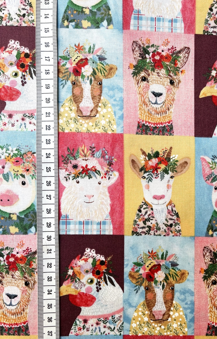 Patchwork Baumwolle - Boho Farm Pets
