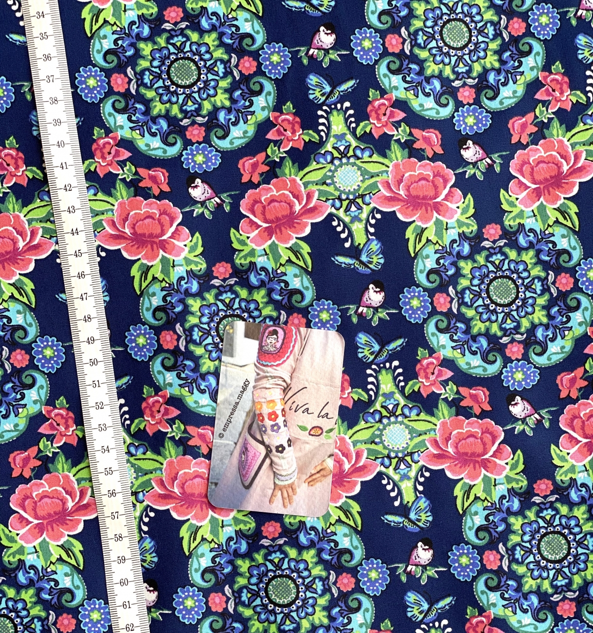 Baumwolle - POPLIN CHARLIE - Blau - Reststück ca. 80 cm