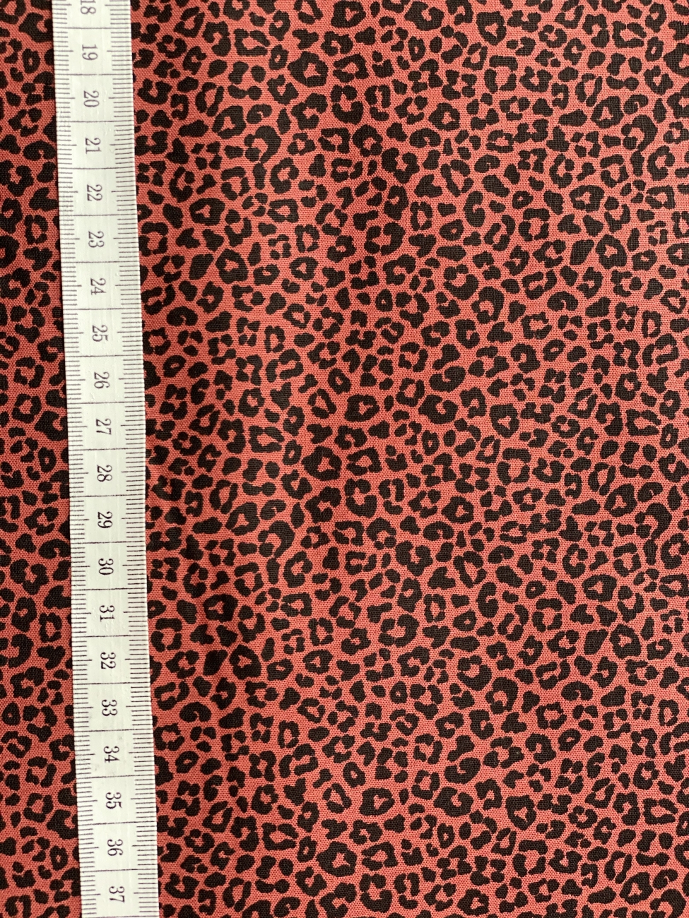 Baumwolle Popeline Leo - Red Stone