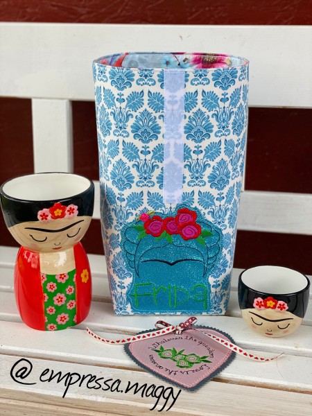 Lunchbag Mi Amiga Mexicana - L - Tilda - Hellblau