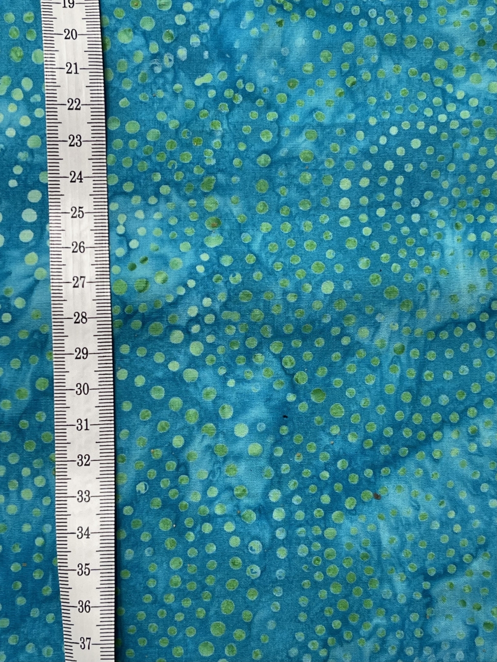 Baumwolle Patchwork - Batik - Large Circles - Türkis