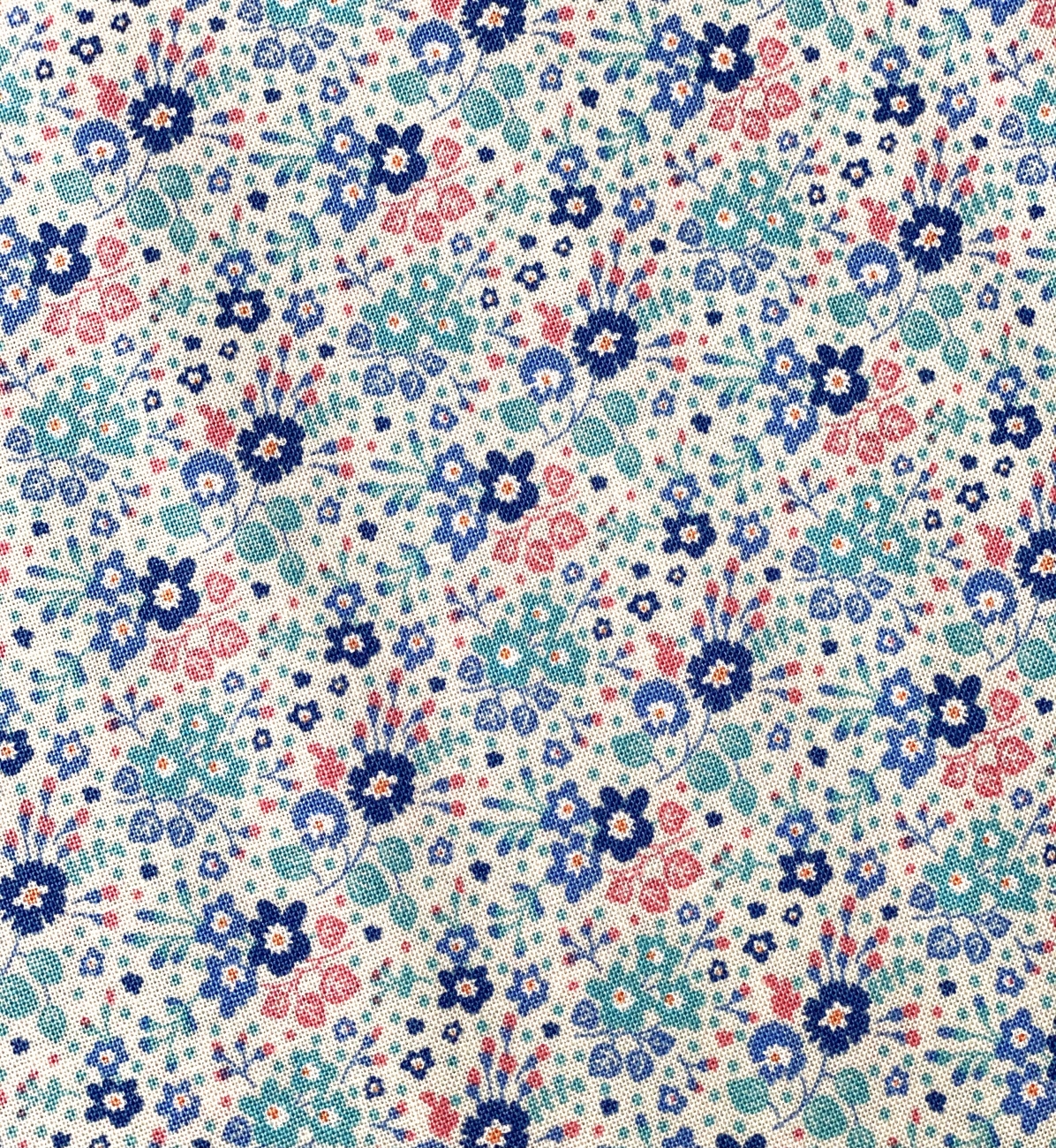 Tilda Patchwork Baumwolle - Flower Confetti Blue