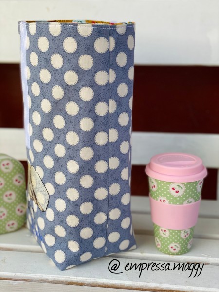 Lunchbag - L - Brot Liebe - Blau