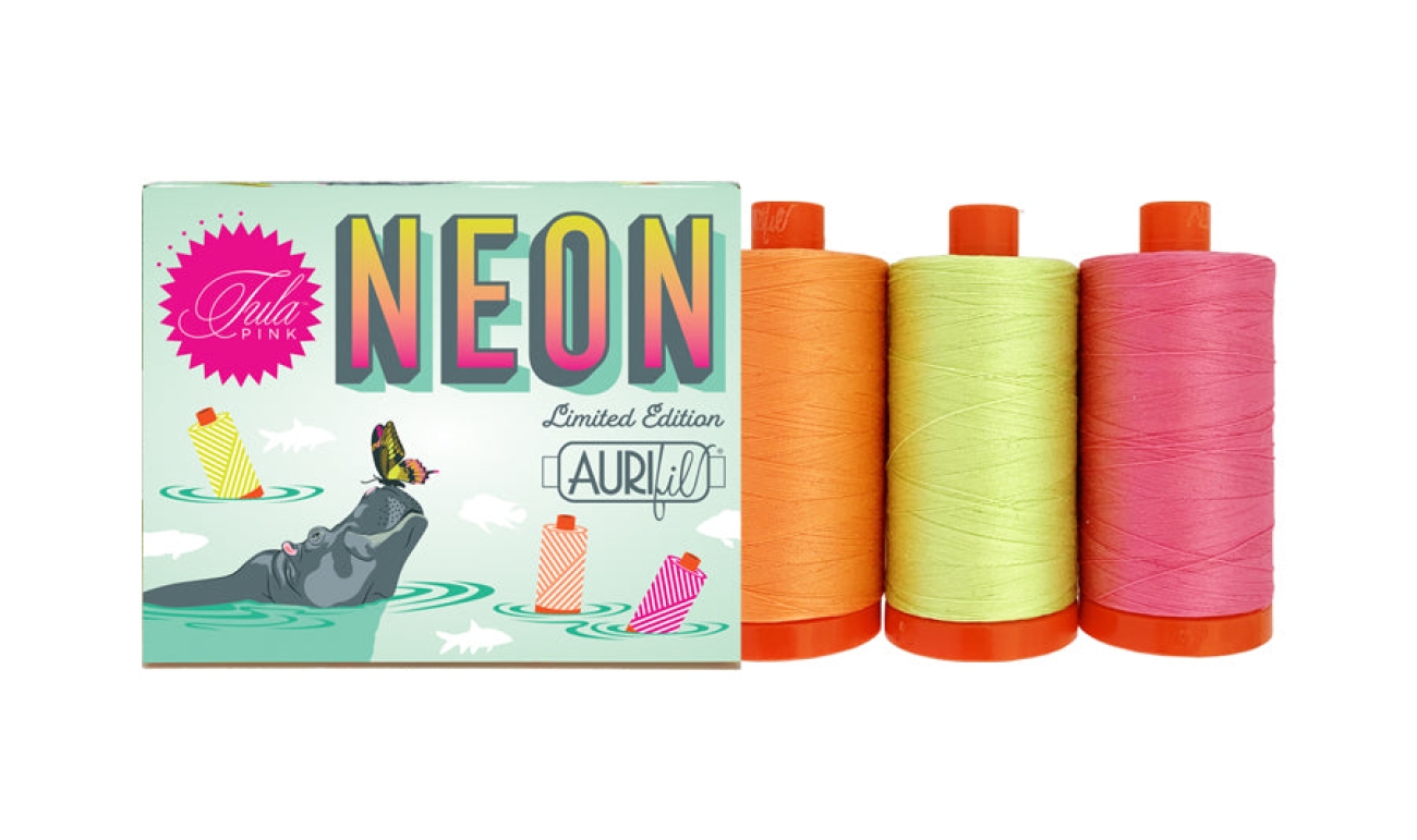 Aurifil Mk50 - Neons & Neutrals - Tula Pink