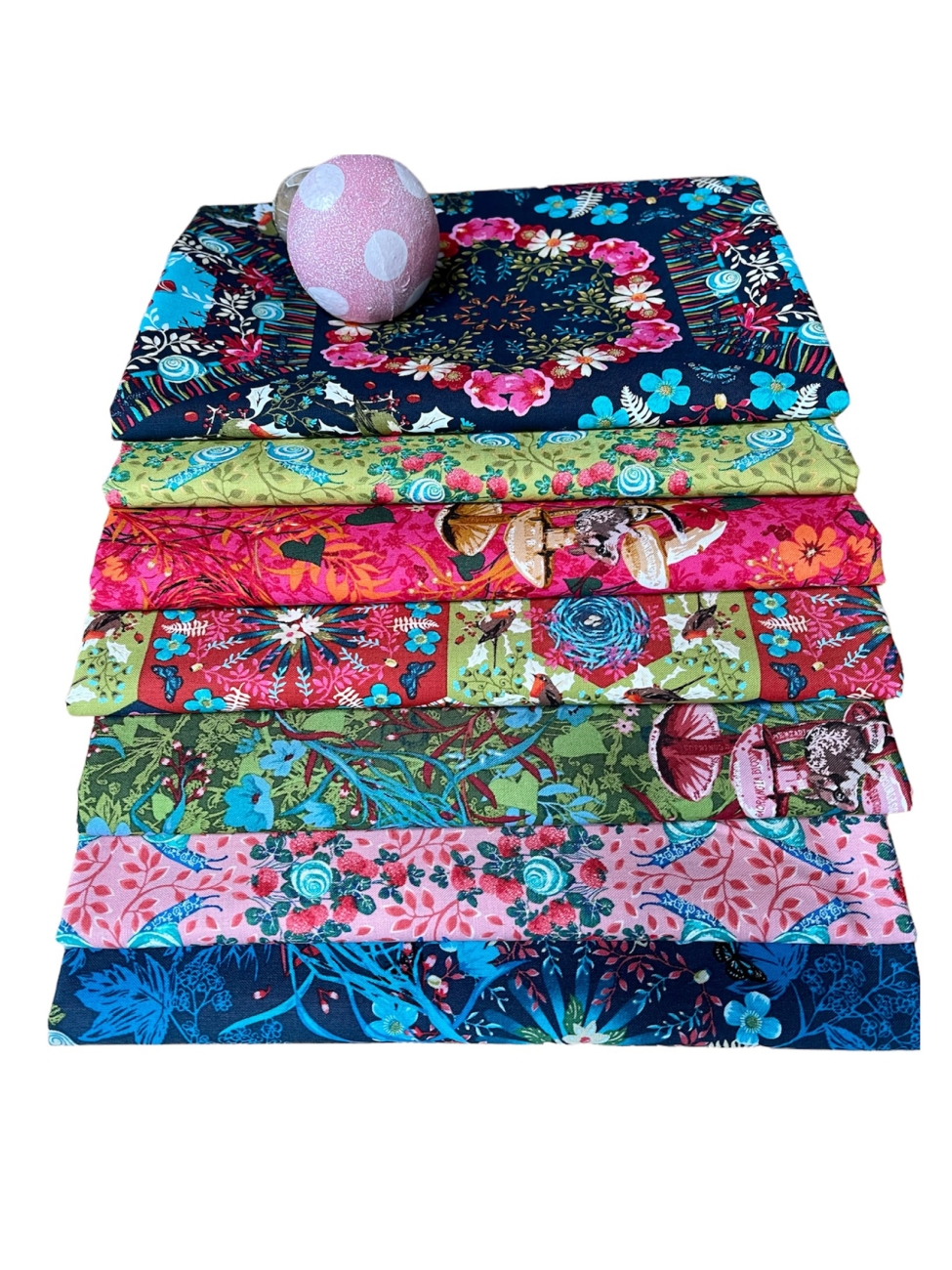 Baumwolle Patchwork - Odile Bailloeul - Land Art 2 - Halbe Meter Zuschnitte - 7 Meter