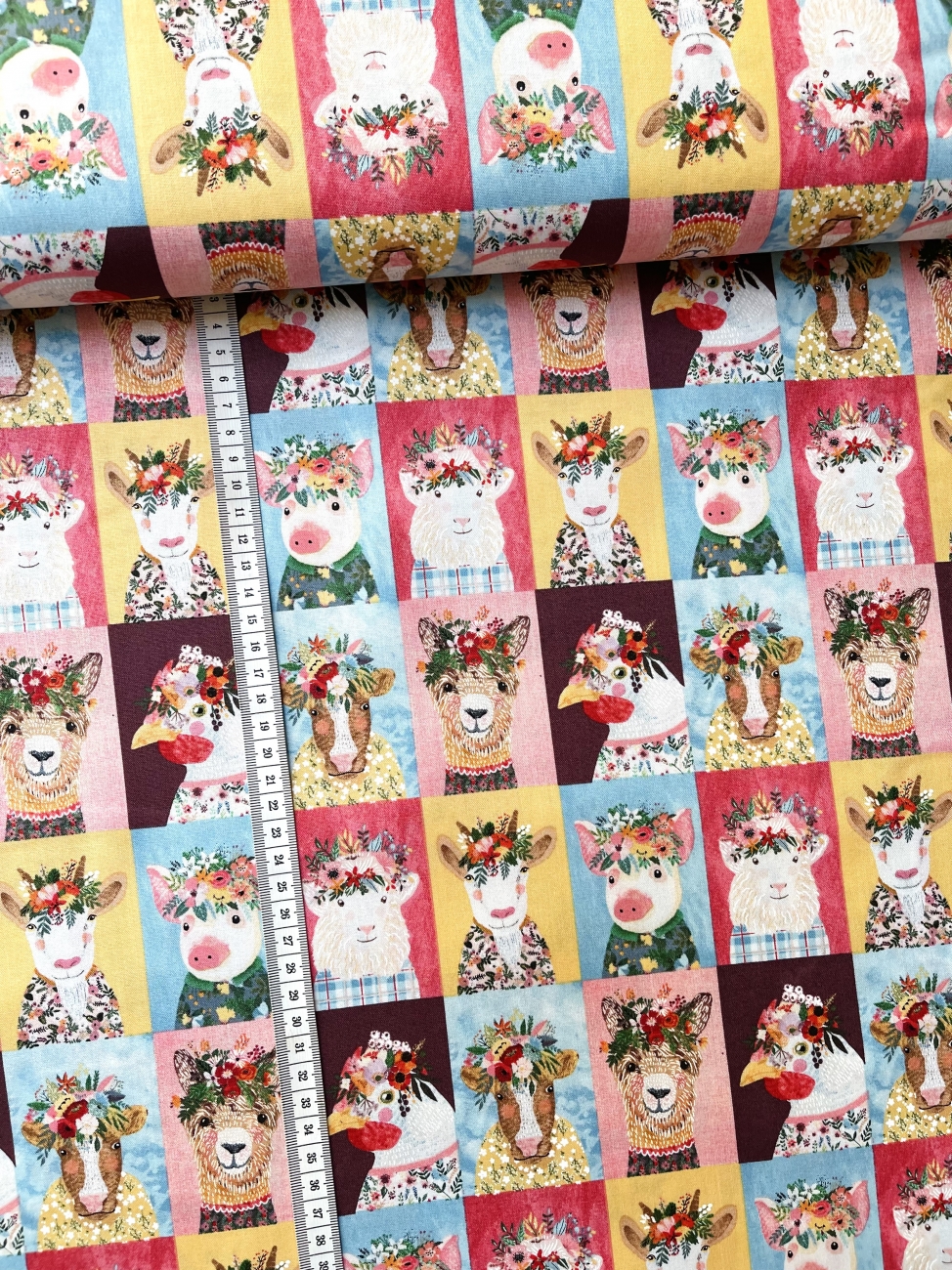 Patchwork Baumwolle - Boho Farm Pets