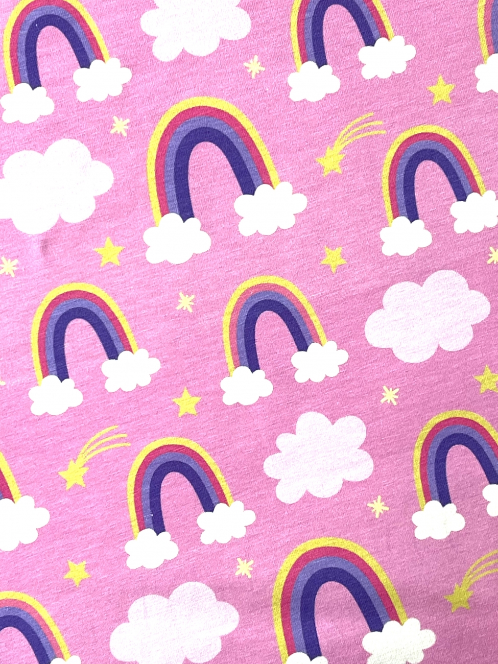 Jersey Swafing Prinzessin Phantasie - Regenbogen - Rosa