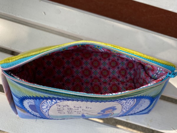 Zipper Triangle Bag - Mermaid - Regenbogen