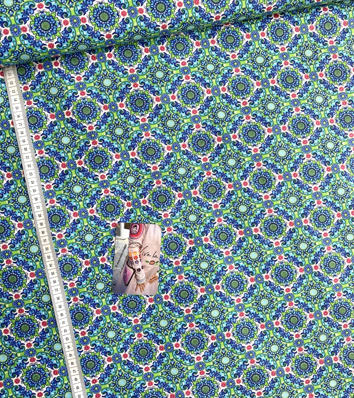 Baumwolle POPLIN - PURDEY - BLUE