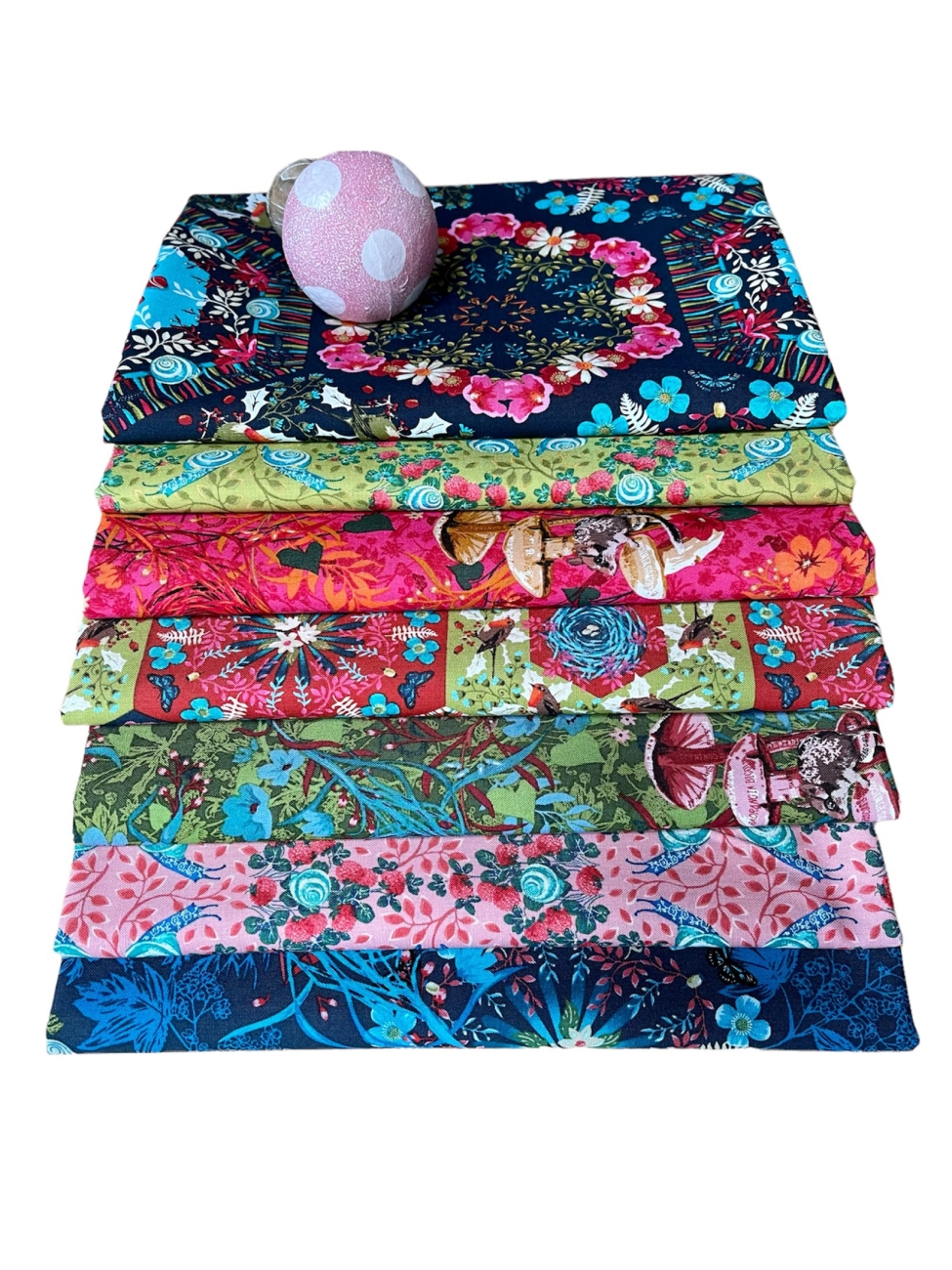 Baumwolle Patchwork - Odile Bailloeul - Land Art 2 - Halbe Meter Zuschnitte - 7 Meter