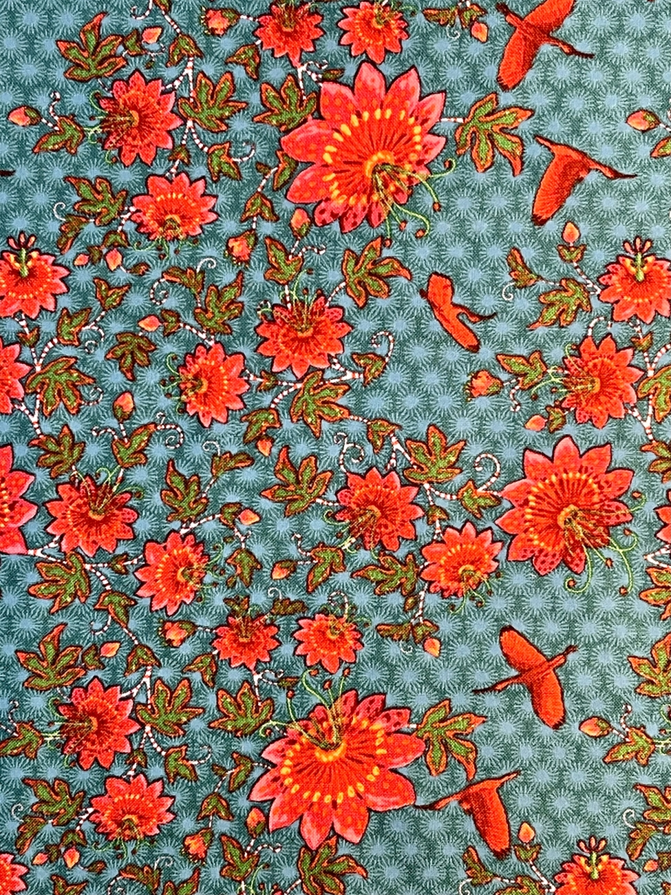 Baumwolle Patchwork - Odile Bailloeul - Ibis - Blue