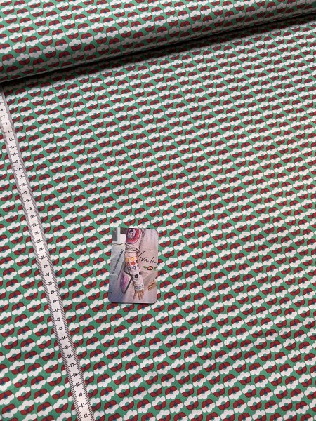 Baumwolle Druck Fiona Hewitt - Blümlis - Grün