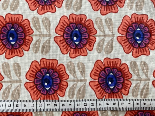 Canvas Hamburger Liebe EYE CANDY - Creme