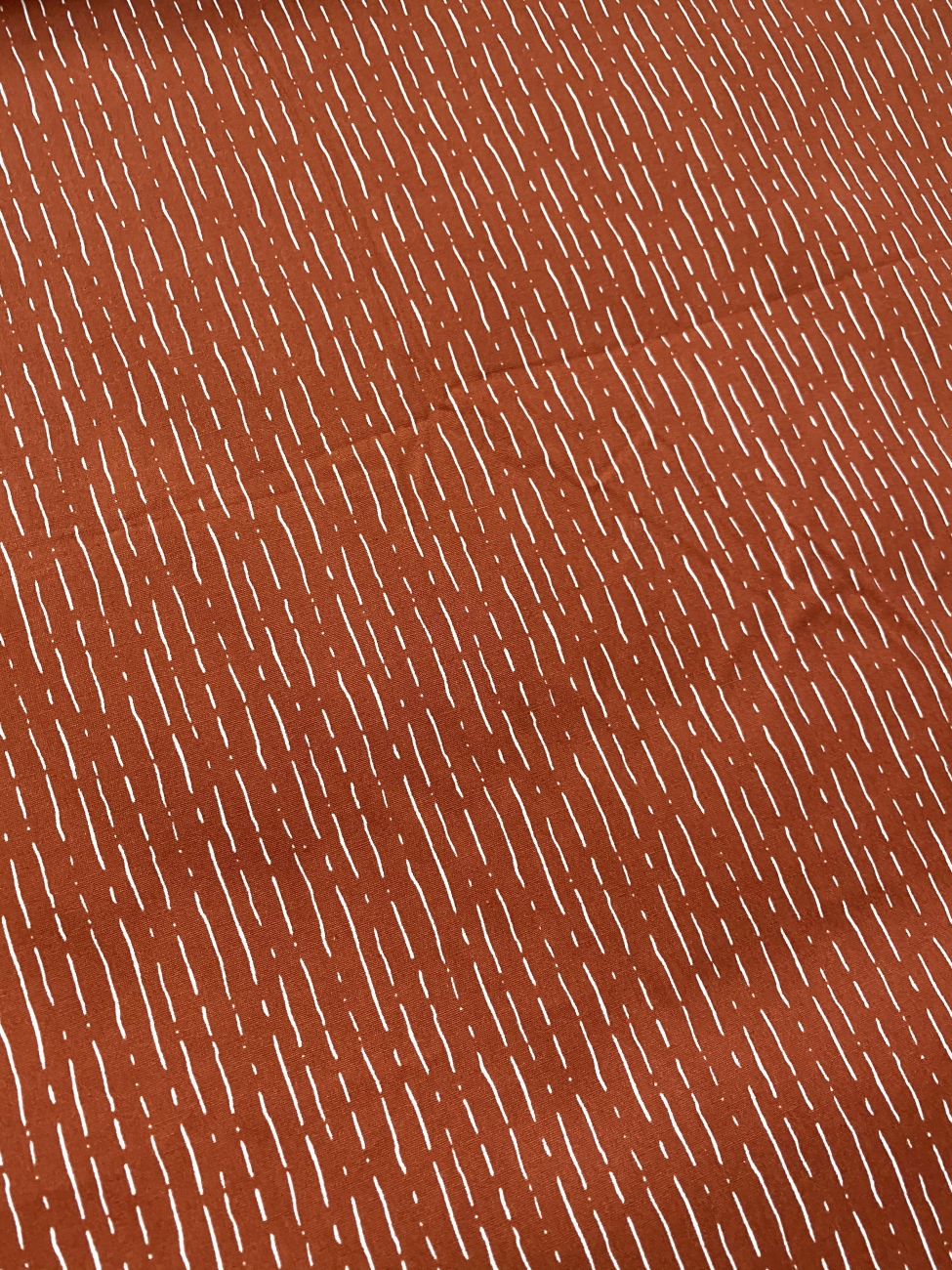 Baumwolle Popeline - Irregular Stripes - Rost