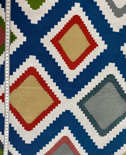 Canvas Wieber Zickzack - Blau