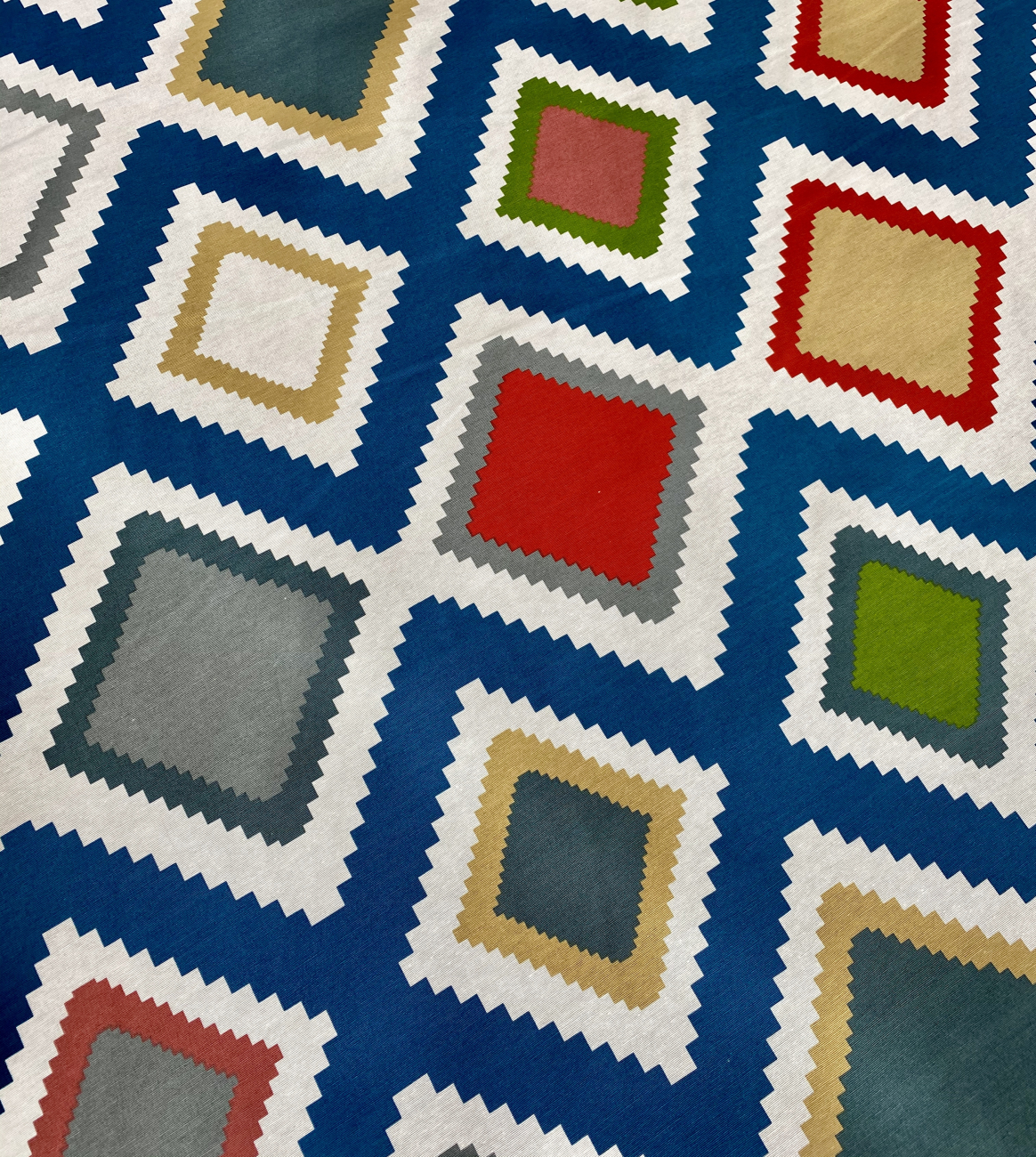 Canvas Wieber Zickzack - Blau