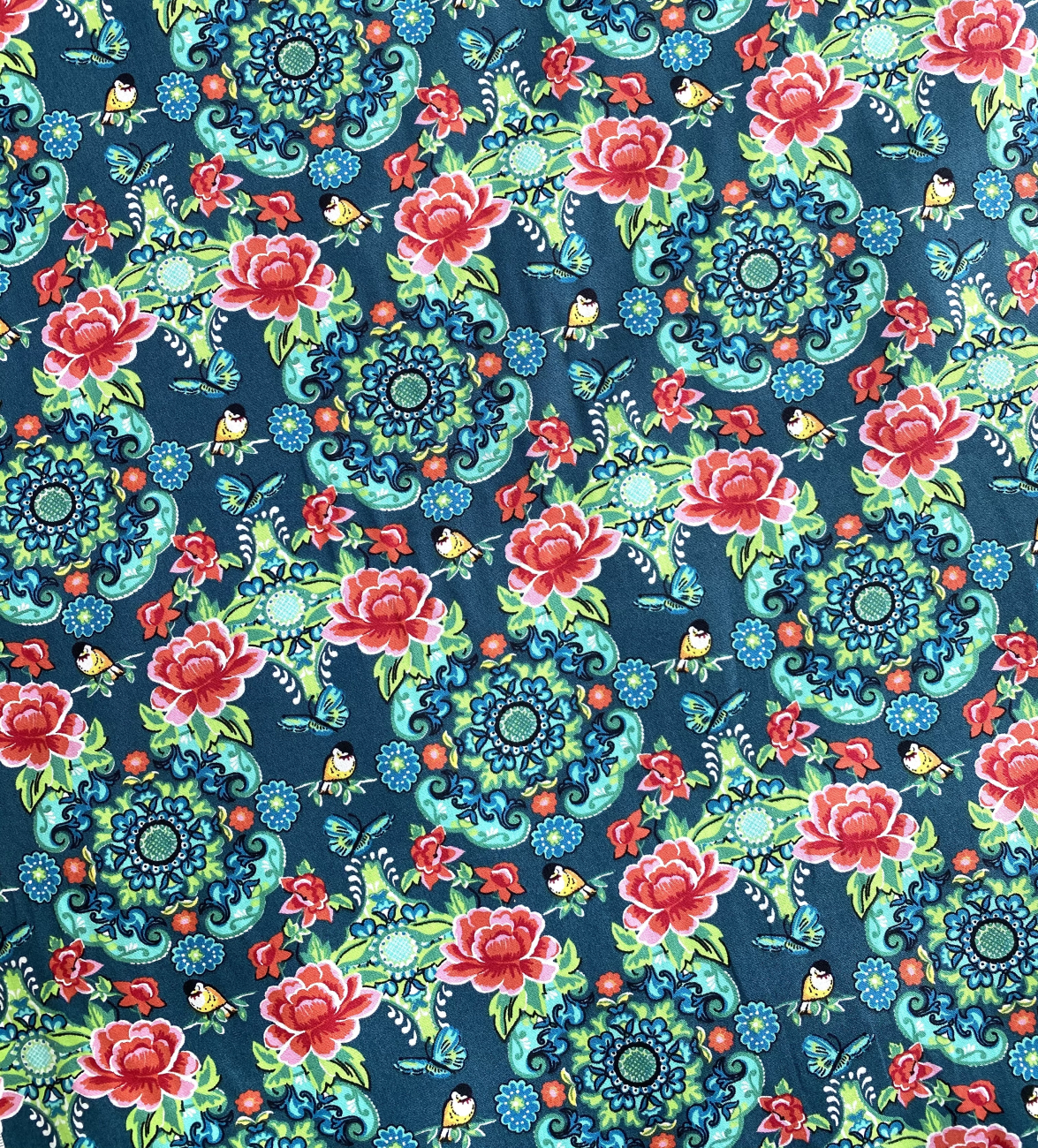 Baumwolle - POPLIN CHARLIE - Grün