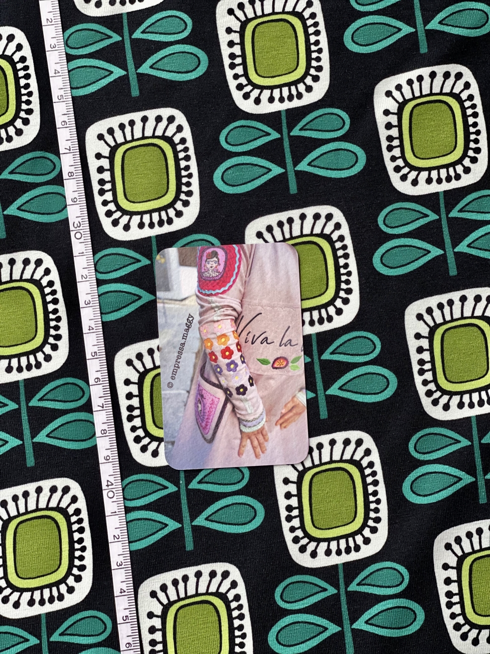 Albstoffe - Hamburger Liebe - Jersey - Sweet Home - Annas House - Schwarz