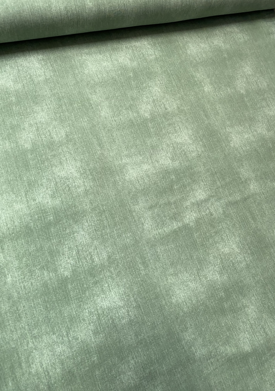 Jersey Bedruckt Jeans - Altgrün - Reststück ca. 75 cm