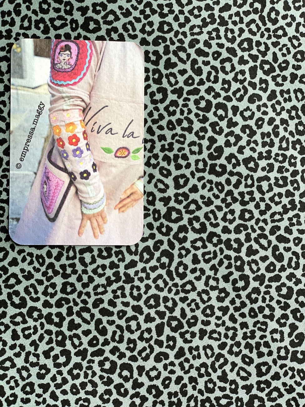 Baumwolle Popeline Leo - Altgrün