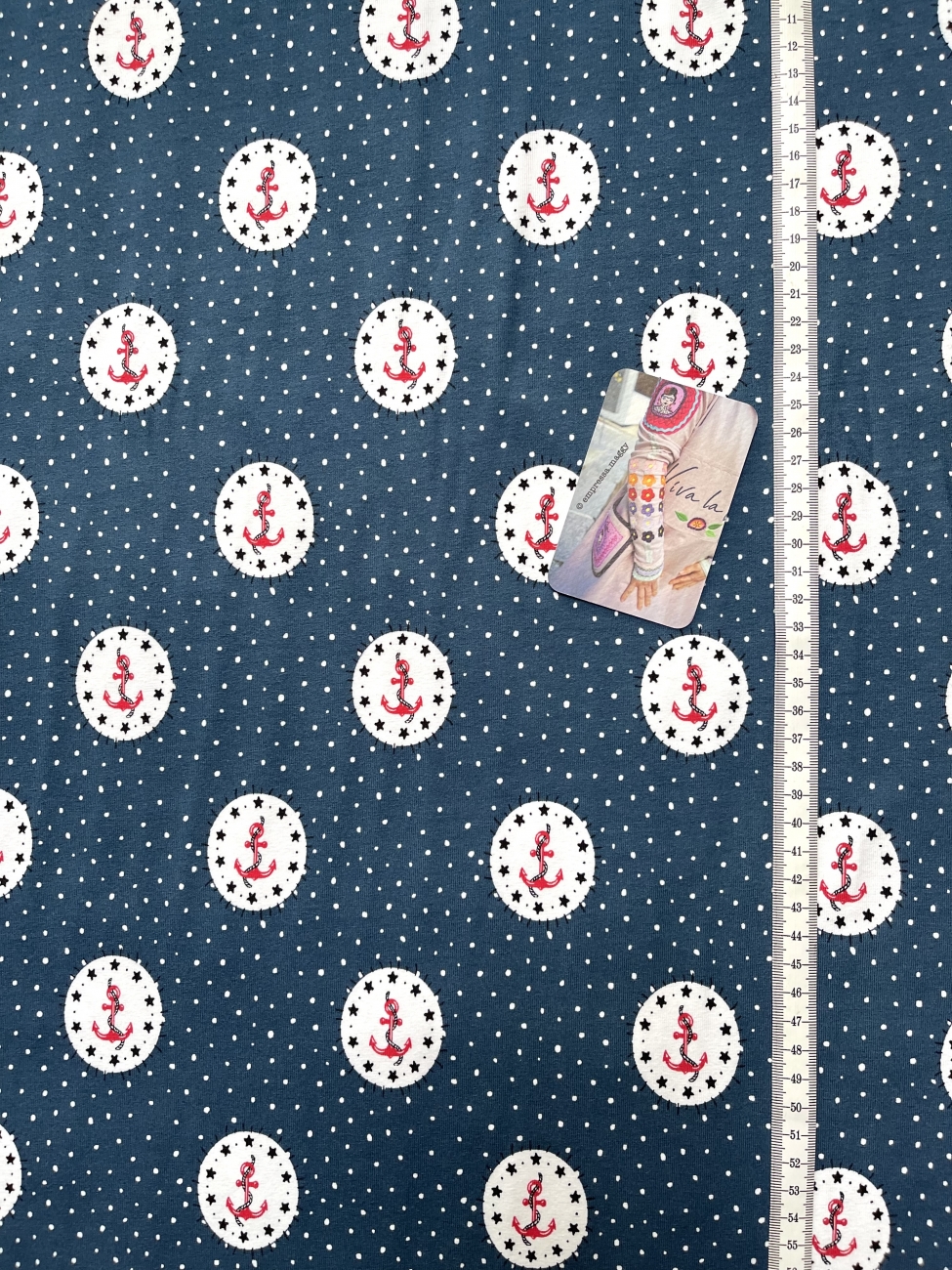 Jersey Anker Punkte - Navy