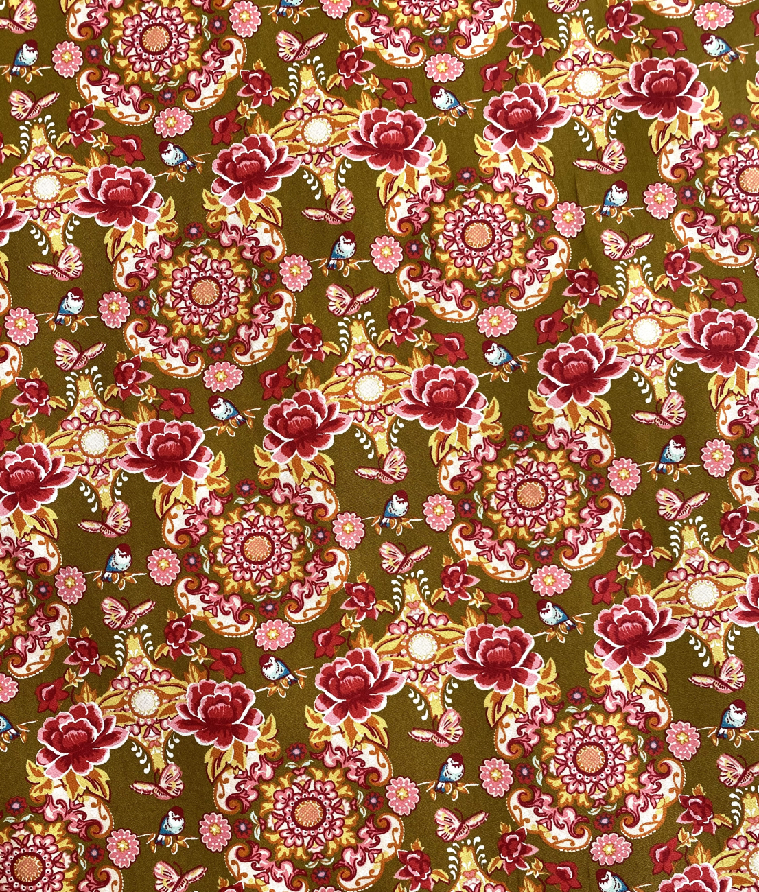 Baumwolle - POPLIN CHARLIE - Olive