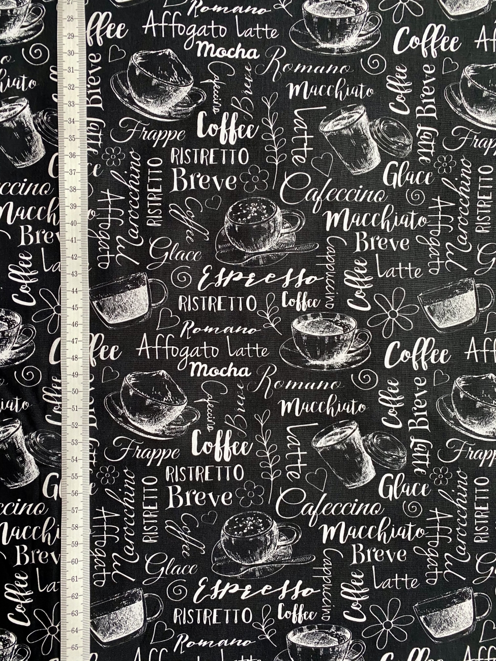 Baumwolle - Kaffee - Schwarz