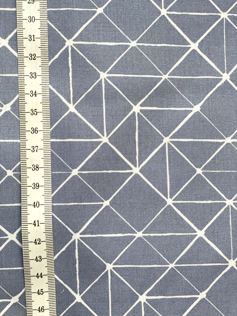 Baumwolle Swafing - Geometrische Linien - Rauchblau