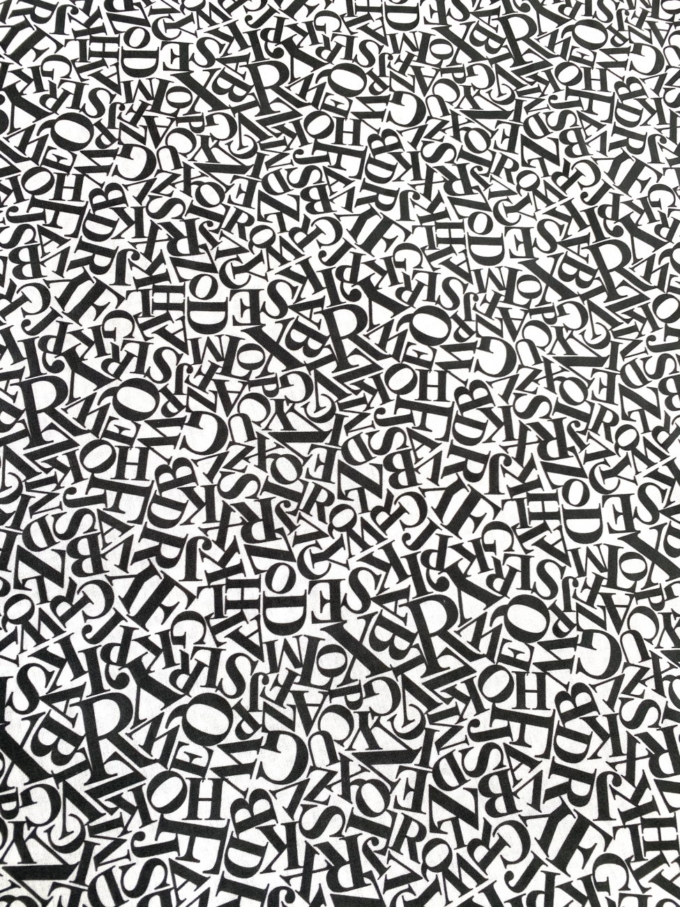 Baumwolle– Buchstaben - Premium Collection