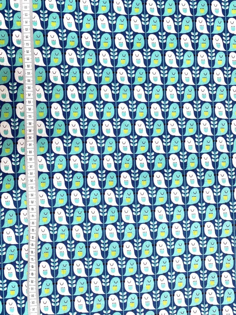 Mees&Mees für Kokka - Canvas - Cute Birds - Mint