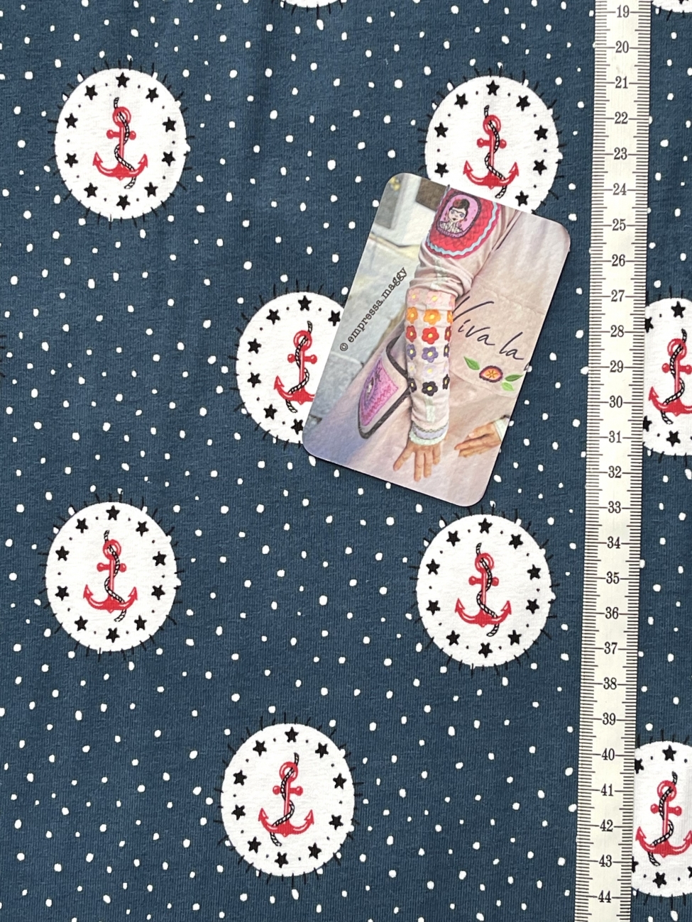 Jersey Anker Punkte - Navy