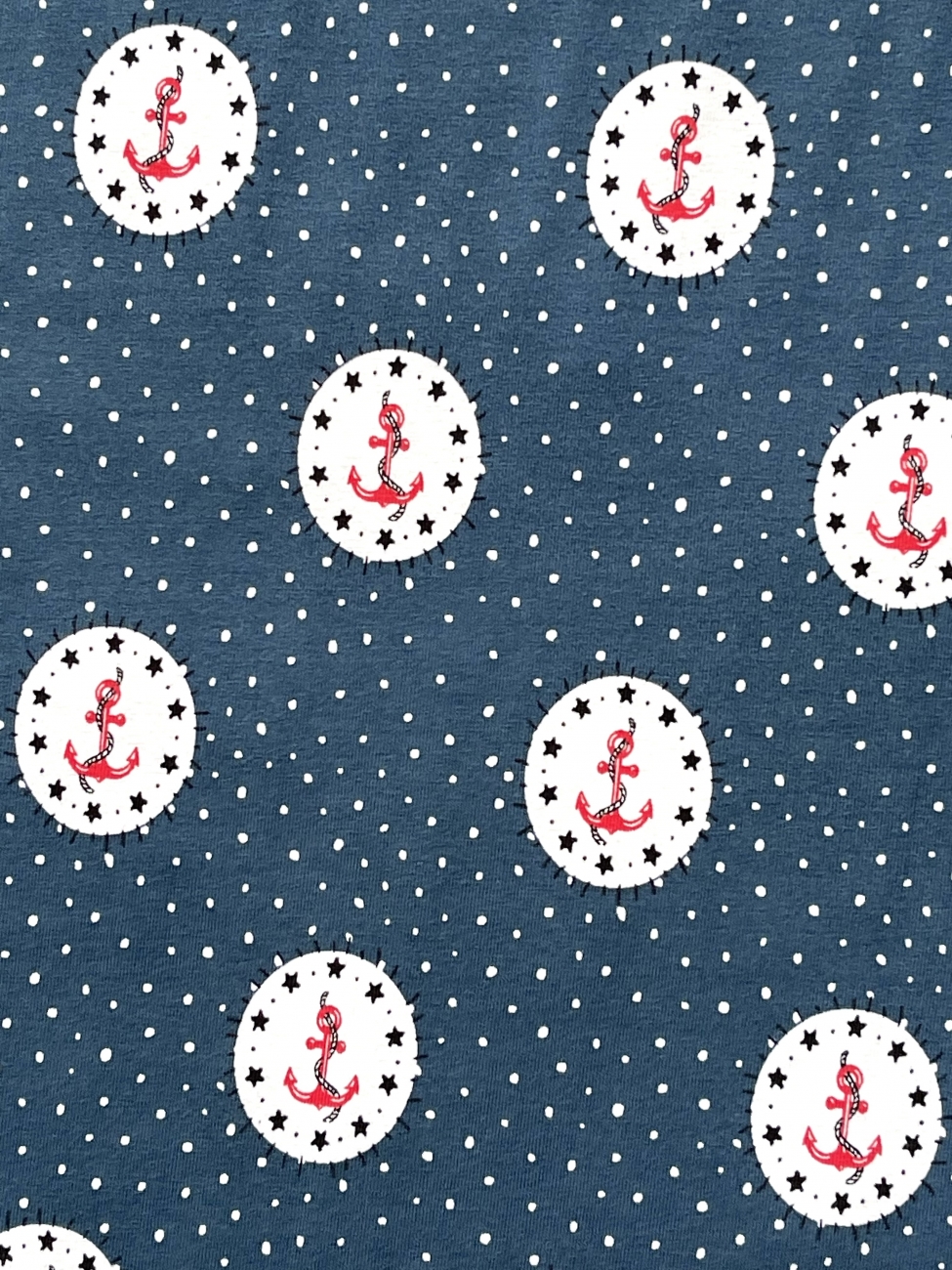 Jersey Anker Punkte - Navy