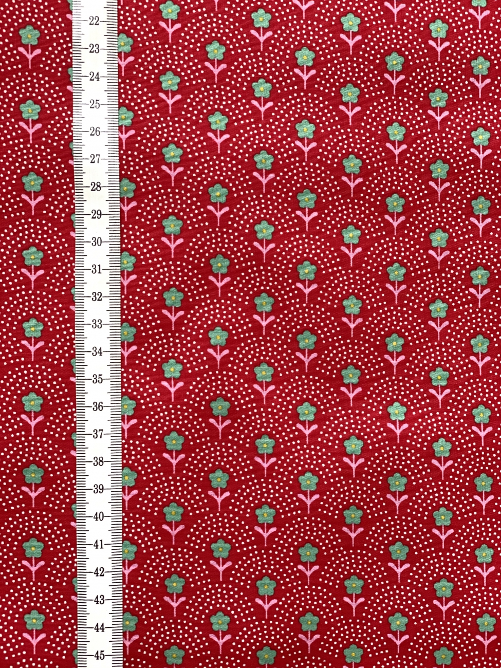 Baumwolle Digital Fiona Hewitt - POPLIN - DELIGHT FLOWER - Rot